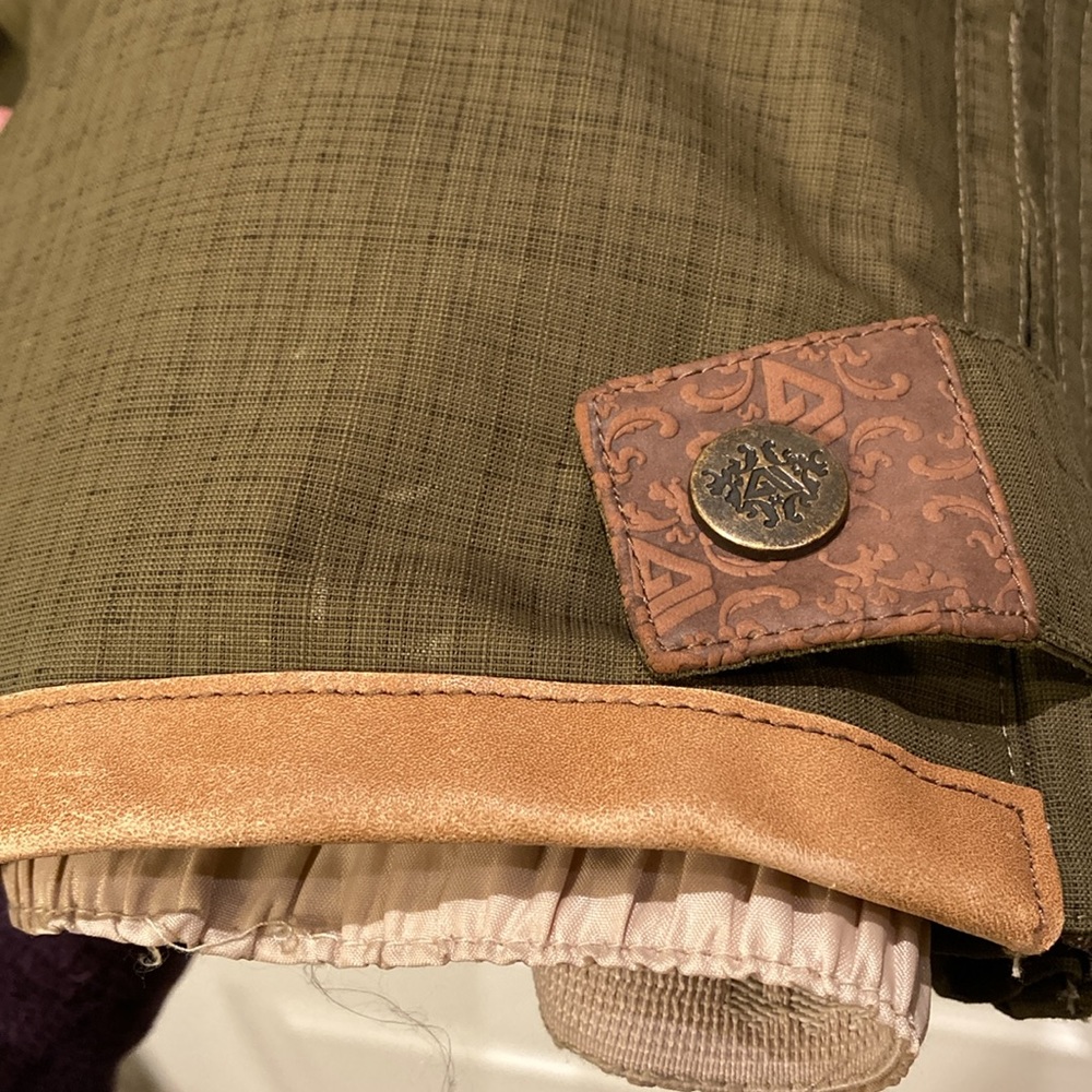 Boys Medium Olive Green Against the Grain Allyance Snow board pants - Picture 15 of 16